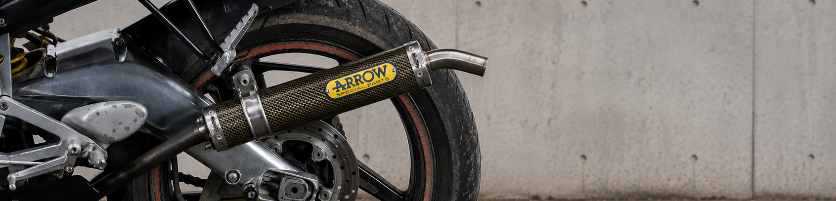 Aprilia RS125 exhaust tip